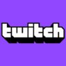logo twitch sur fond violet