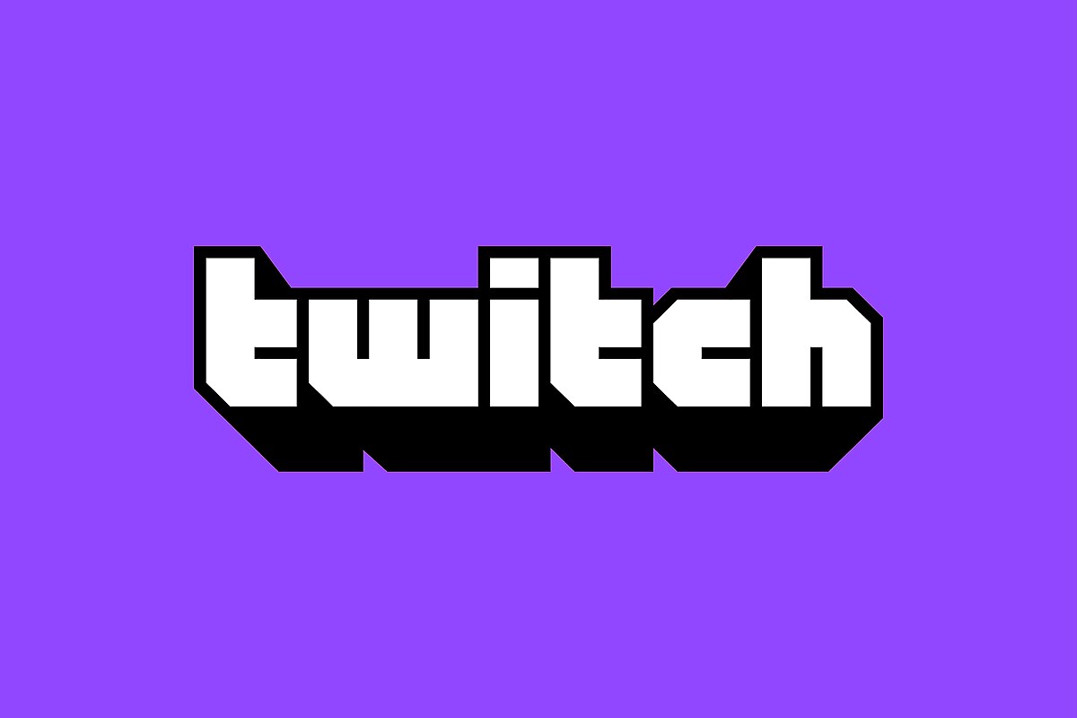 logo twitch sur fond violet